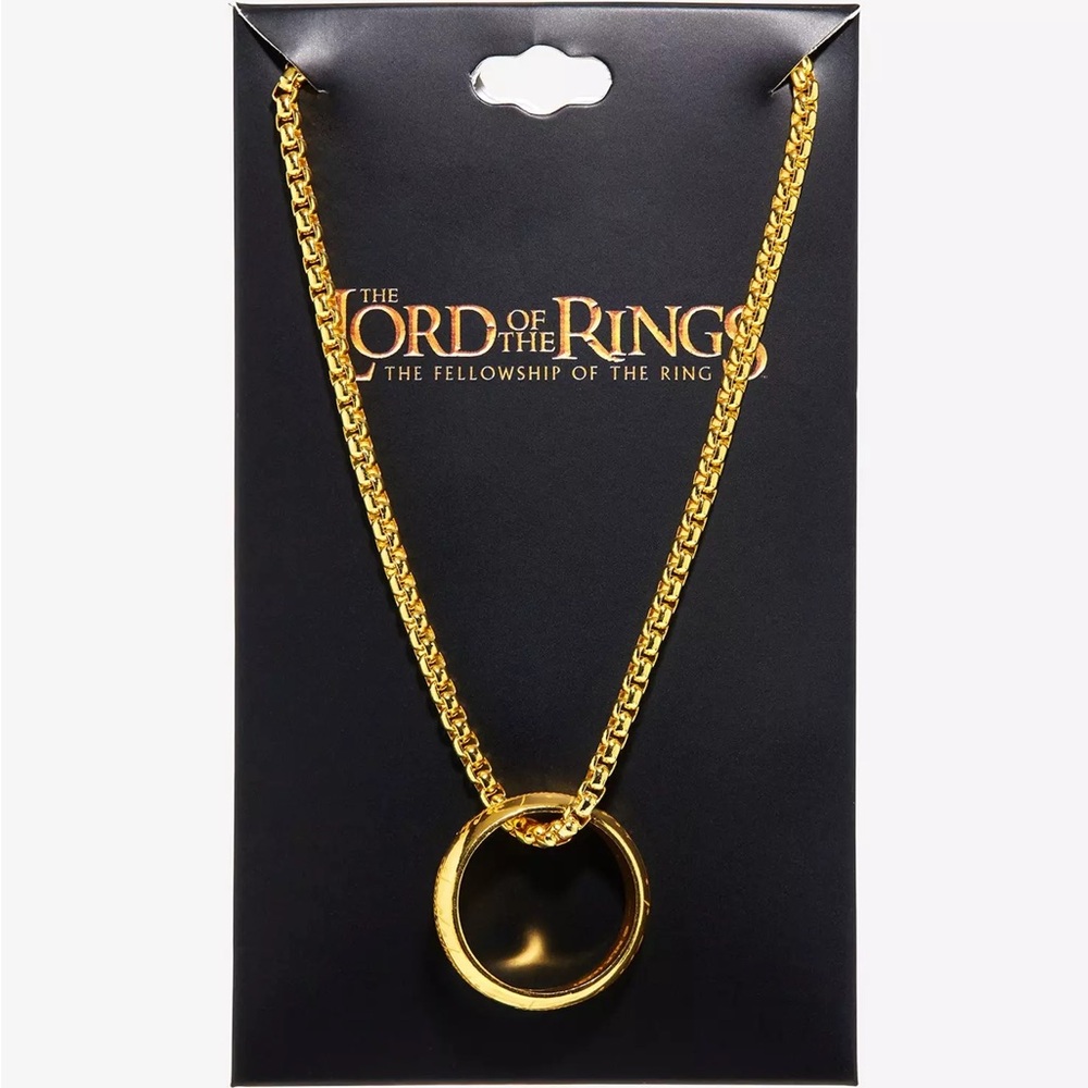 The Lord Of The Rings One Ring Replica Necklace Hot Topic Cosplay